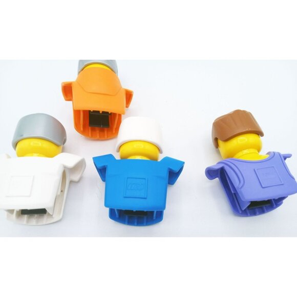 LEGO Mini Sports Figures Set Helmets Accessories Vintage 2004  4.5" Mcdonalds - Picture 6 of 9